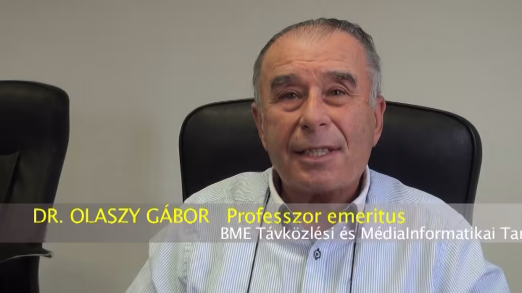 Dr. Olaszy Gábor, Professzor emeritus, BME Távközlési és Médiainformatikai Tanszék